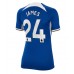 Chelsea Reece James #24 Dámské Domácí Dres 2023-24 Krátkým Rukávem